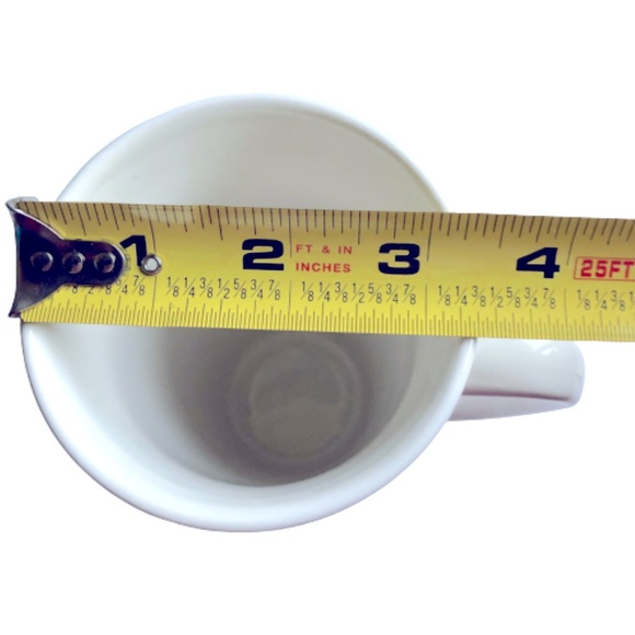 NEW Latte Mug Deer Plaid Reindeer Coffee Ceramic 6” Tall NWOT - Picture 7 of 14